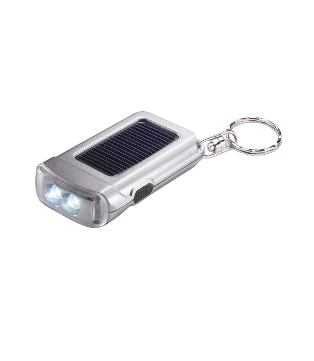 Porte-clés torche ringal 1,5 cm x 6,5 cm x 3,9 cm argent mat MidOcean-1