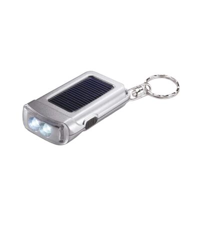 Porte-clés torche ringal 1,5 cm x 6,5 cm x 3,9 cm argent mat MidOcean