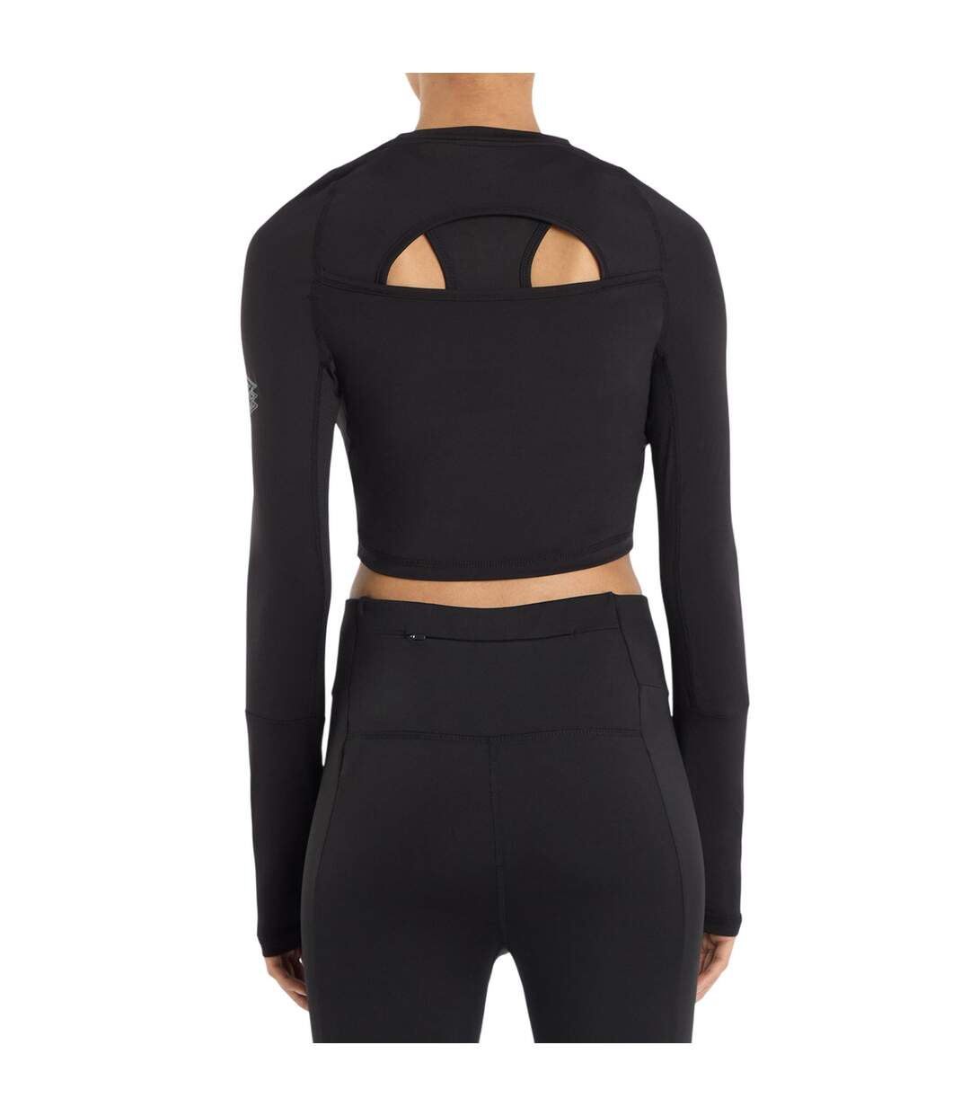 Haut Court Manches Longues Pro Training Femme Noir Umbro-3