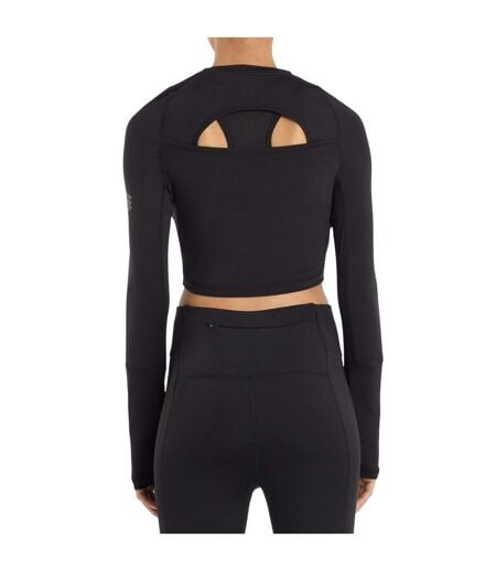 Haut Court Manches Longues Pro Training Femme Noir Umbro