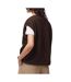 Gilet sans manche marron femme pieces katty-2