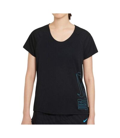 T-shirt Noir Femme Nike Clash Miler - S