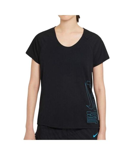 T-shirt Noir Femme Nike Clash Miler - S