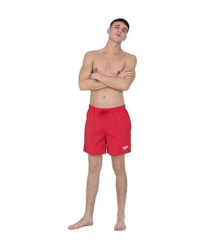 Speedo Mens Essentials 16 Swim Shorts (Red) - UTRD952