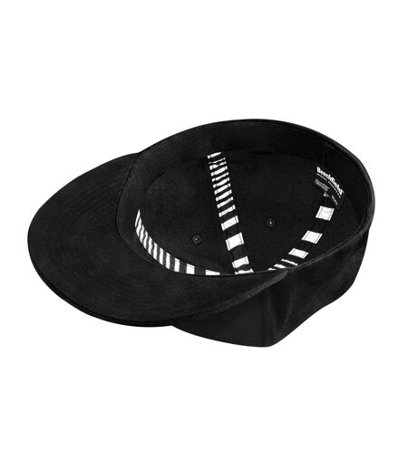 Casquette Pro Stretch À Visière Plate Unisexe Pour Adultes Noir Beechfield