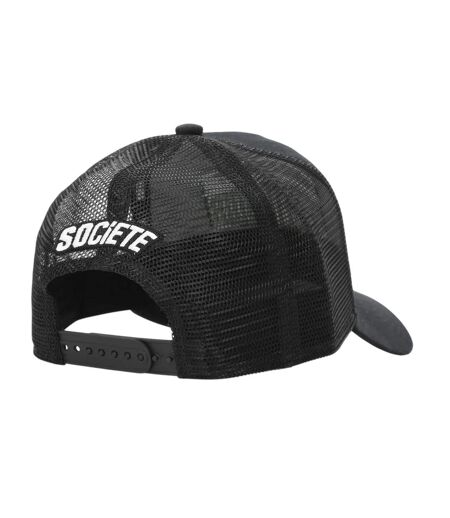 Unisex Adult Trucker Cap Black Khaki Green Societe Noir