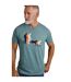 T-shirt man's best friend homme bleu pâle Weird Fish