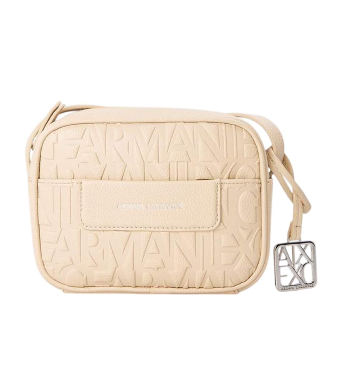 Sac À Bandoulière Motif/style Logo Partout Adulte Taille Unique Beige Armani Exchange-1