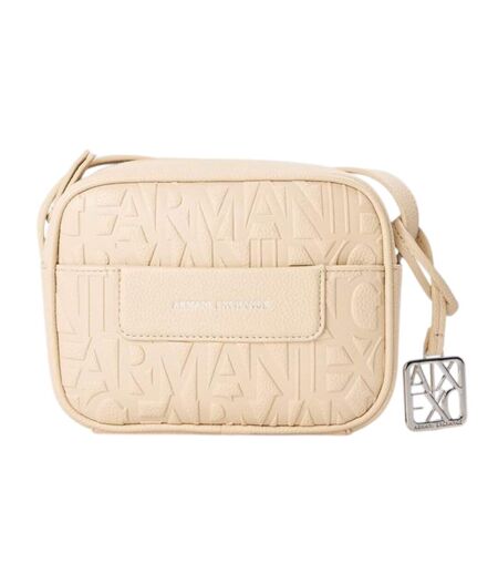Sac À Bandoulière Motif/style Logo Partout Adulte Taille Unique Beige Armani Exchange