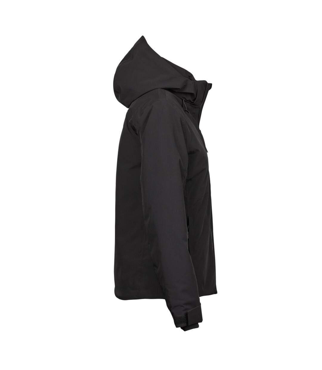 Womens/ladies All Weather Jacket Black Tee Jays-4