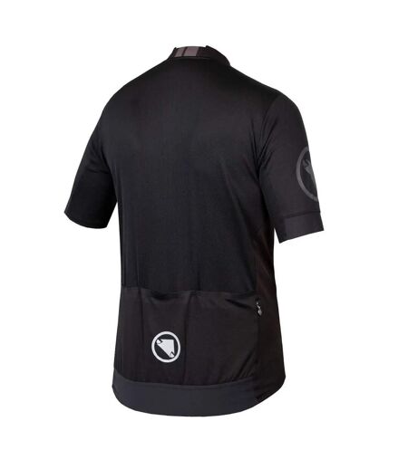 Maillot De Cyclisme Motif/style Rayures En Blocs Fs20 Pro Homme Noir Endura