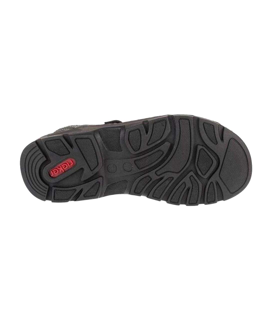 Sandales Style Logo Homme Gris Rieker-4