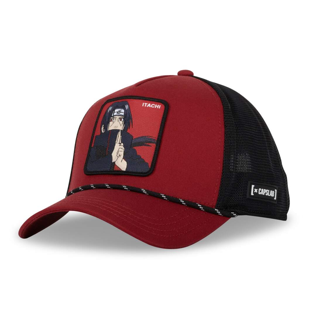 Casquette homme trucker en serge de coton Naruto Shippuden Itachi Capslab-1