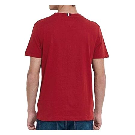 T-shirt Rouge Homme Tommy Hilfiger Printed - M