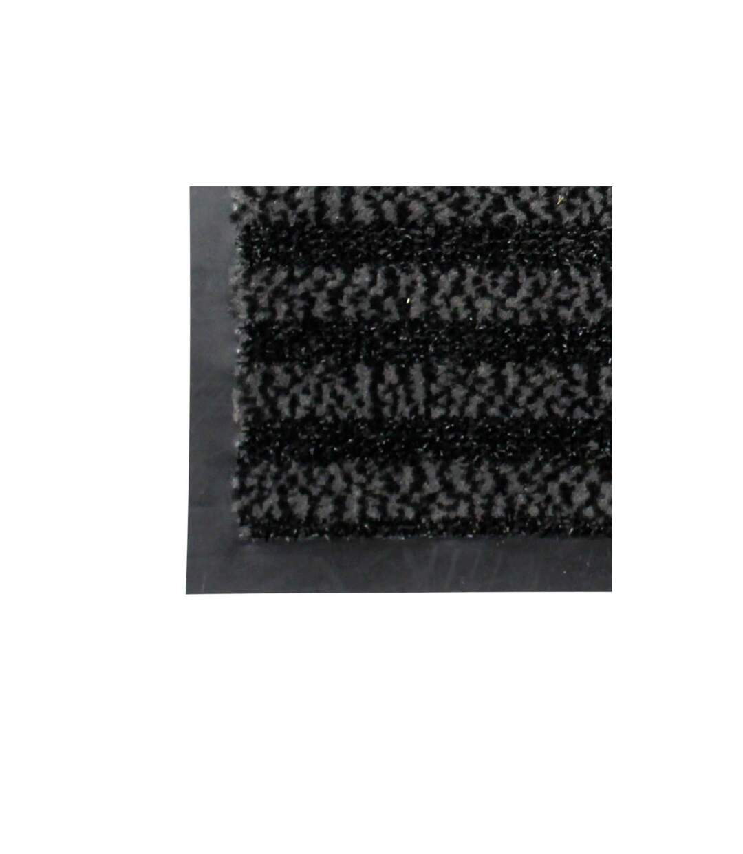 Tapis d'Entrée Grattoir Vallero 45x75cm Noir & Gris-2