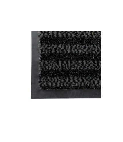 Tapis d'Entrée Grattoir Vallero 45x75cm Noir & Gris