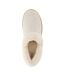 Womens/ladies Oslo Herringbone Faux Fur Lined Slippers Natural Toms-4