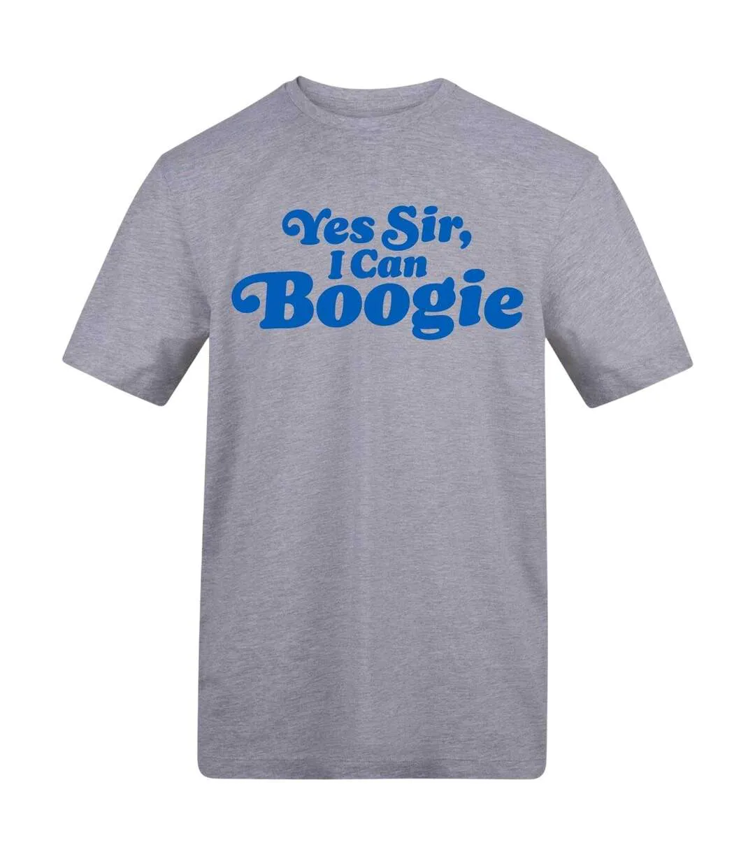 T-shirt Yes Sir, Can Boogie Homme Gris AWD-1