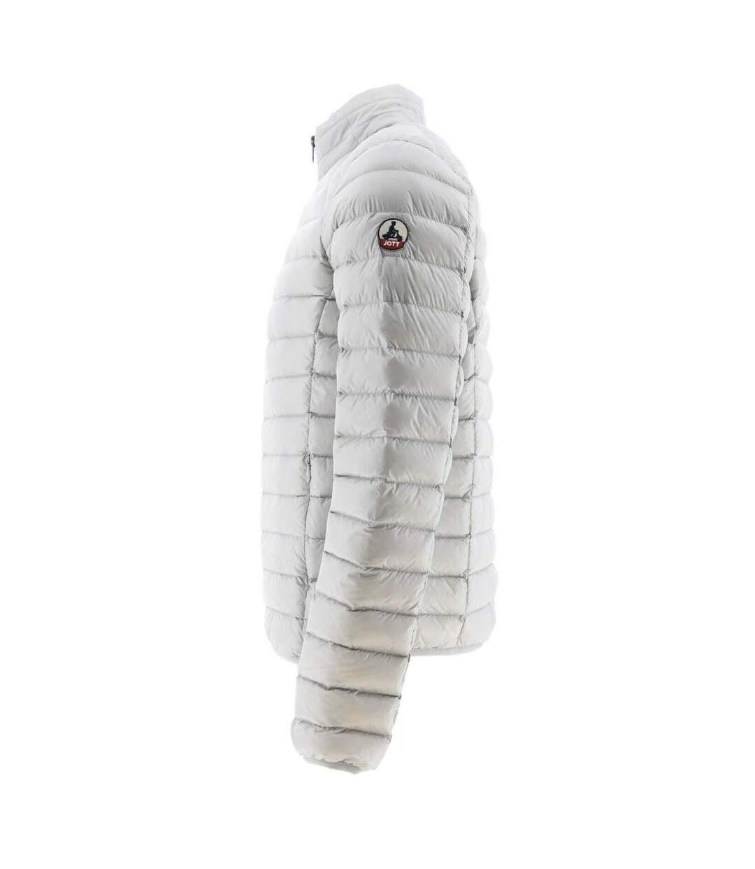 Doudoune Mat Adulte Gris Jott-3
