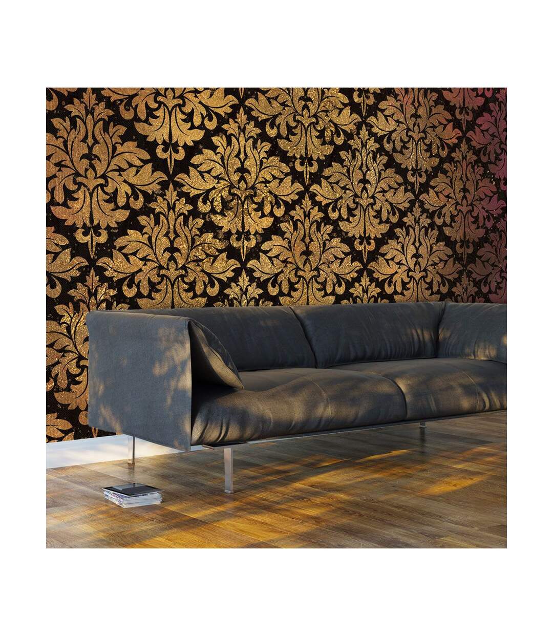 Papier Peint XXL Golden Baroque 280x500cm-1