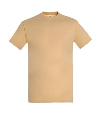 T-shirt manches courtes imperial homme beige foncé SOLS