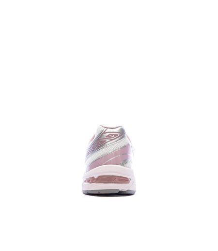 Baskets blanches/roses mixte asics gel-1130