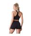 Womens/ladies seamless shorts black Tombo