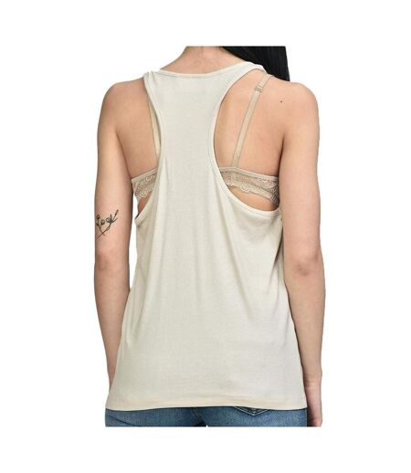 Débardeur beige femme jjxx fleur