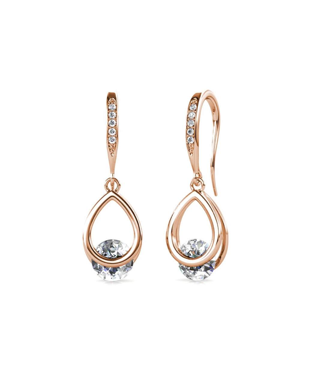 Boucles d'oreilles Tristin Hook, Cristal d'Autriche