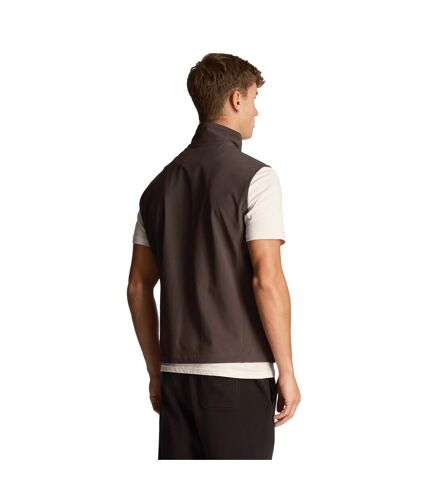 Mens softshell vest gunmetal Lyle & Scott