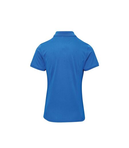 Polo coolchecker plus femme bleu saphir Premier