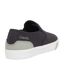 Mens Plain Slip-on Flat Trainers Navy Bench-2