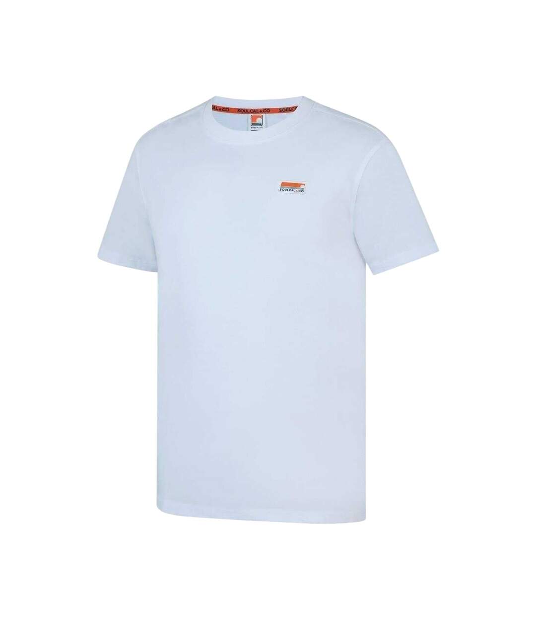 Mens Signature Regular T-shirt White SoulCal-3