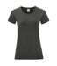 Fruit Of The Loom Womens/Ladies Iconic T-Shirt (Light Graphite) - UTPC3400