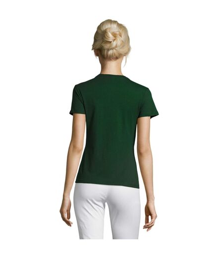 T-shirt Regent Femme Vert Bouteille SOLS
