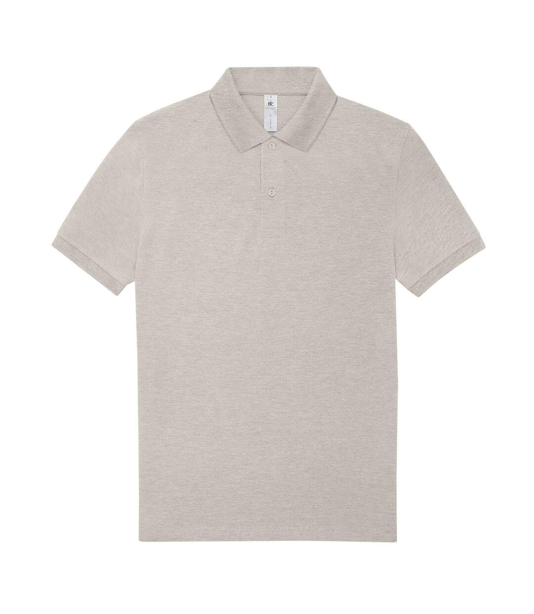 Polo my homme gris clair chiné B&C B&C