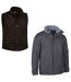 Lot PARKA Boréal gris charbon et doudoune sans manches REPORTER noir - homme-1