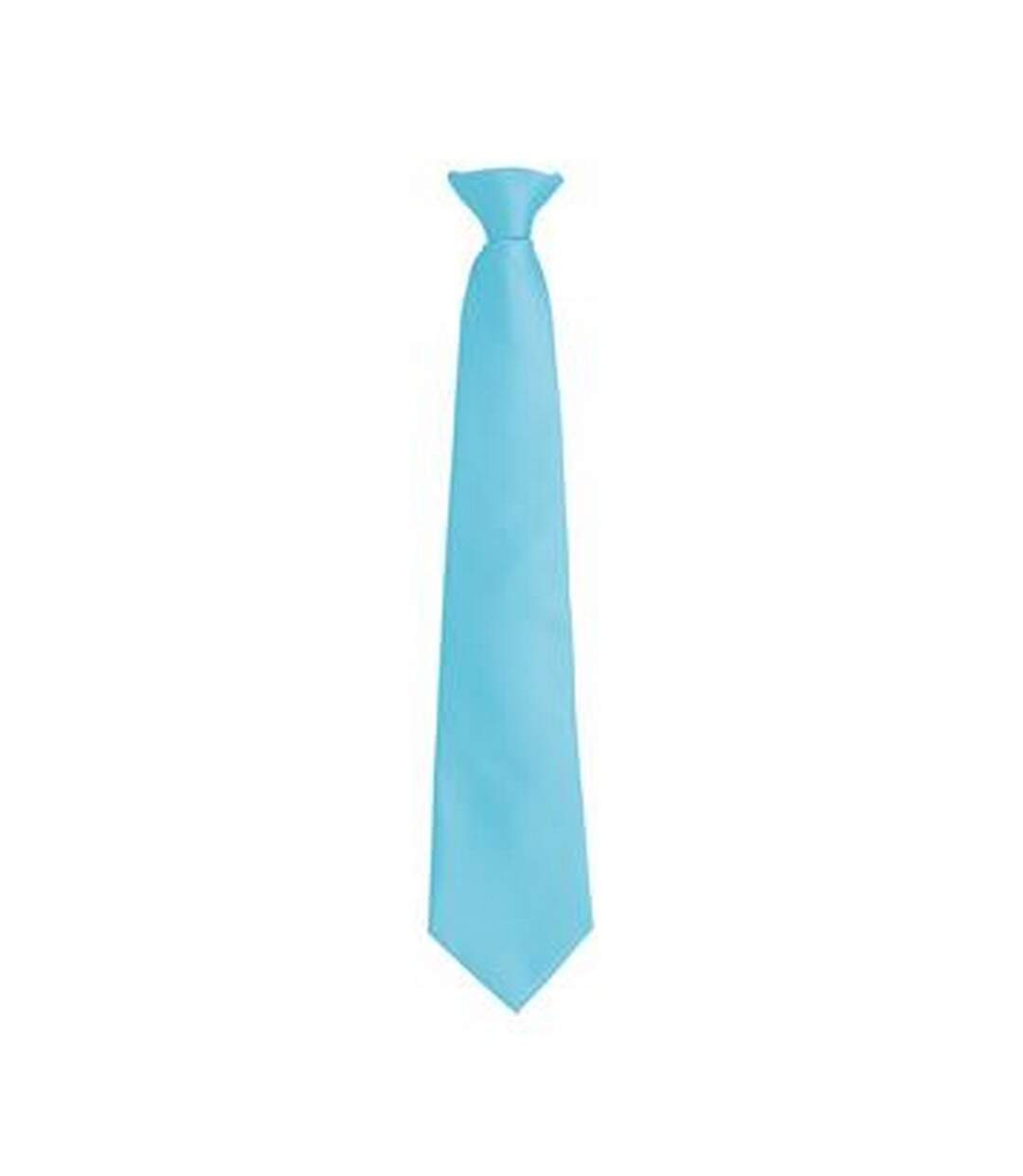 Cravate À Clipser Homme Taille Unique Turquoise Premier-1
