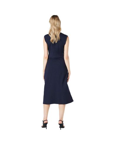 Robe mi-longue femme bleu marine Principles