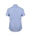 Henbury Mens Modern Short Sleeve Oxford Shirt (Blue) - UTRW5425