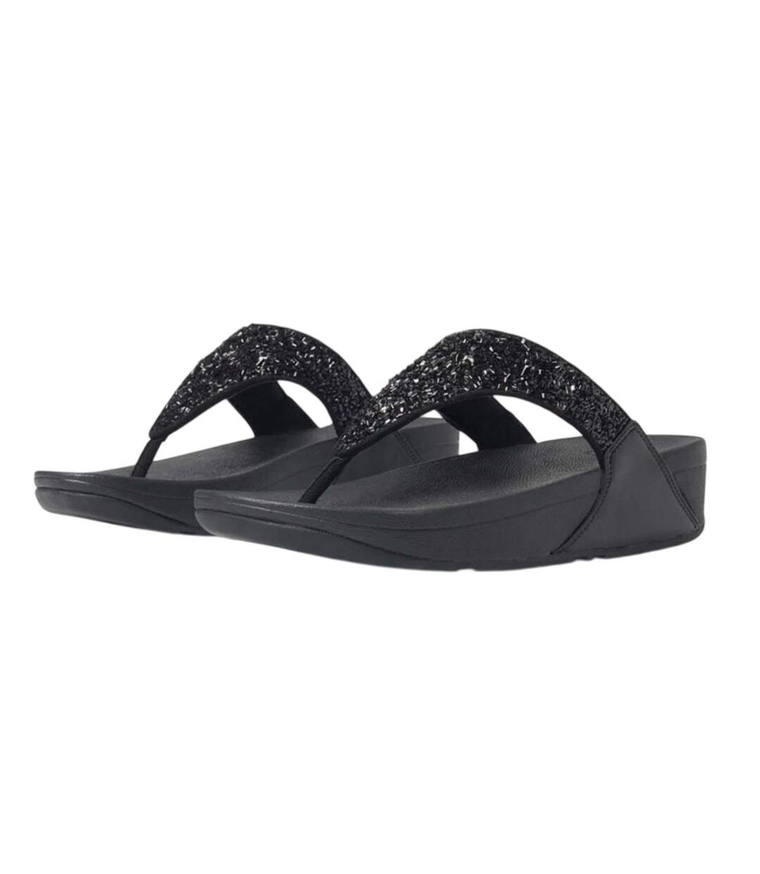 Sandales Style Scintillant Femme Noir Fit Flop-1