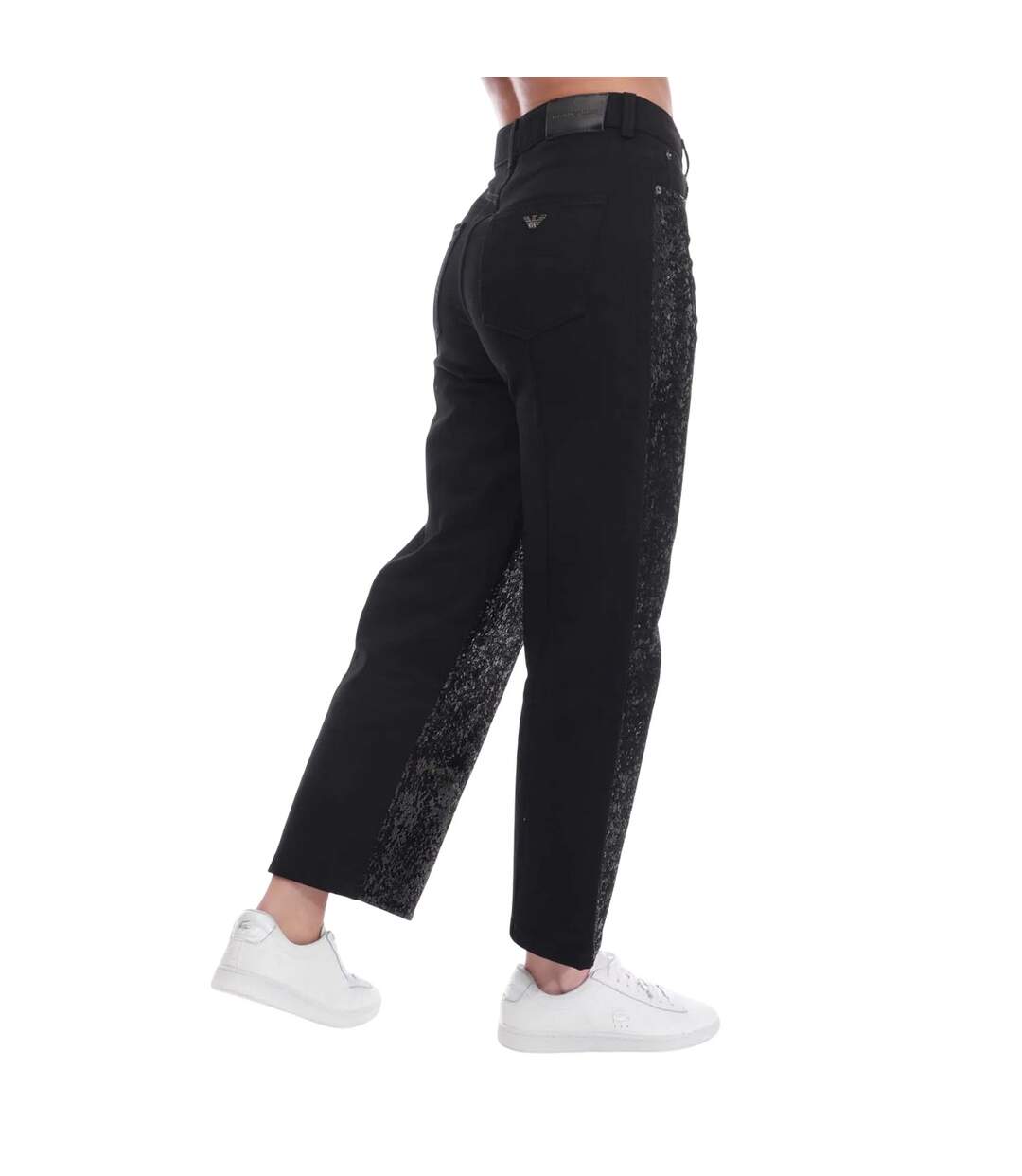 Womens/ladies J31 Regular Jeans Black Emporio Armani-3