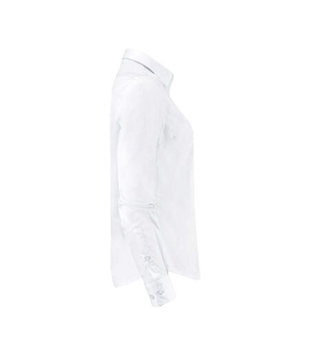Chemisier Acton Femme Blanc James Harvest