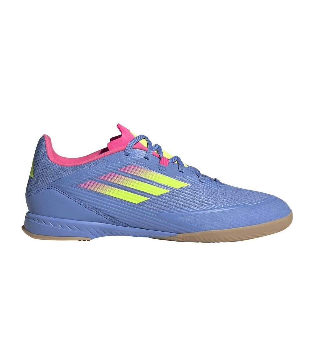 Mens F50 Indoor Football Shoes Blue Lemon Adidas-4