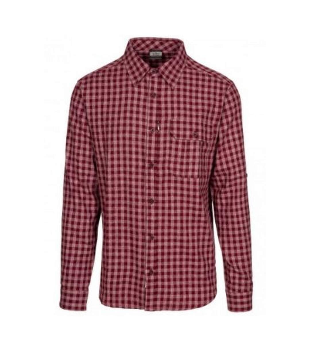 Trespass Mens Participate Shirt (Prune Check)