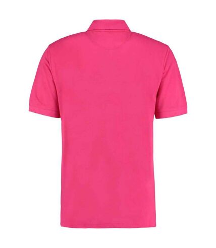 Polo klassic homme framboise Kustom Kit