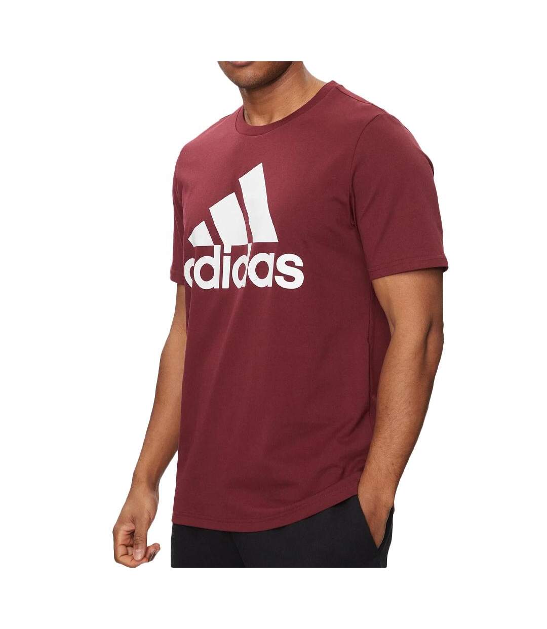 T-shirt Bordeaux Homme Adidas  IS1301 - L-1