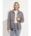 Veste boutonnée matelassée imprimée-1