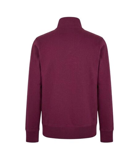 Mens Barchester Quarter Zip Sweatshirt Fig Jack Wills