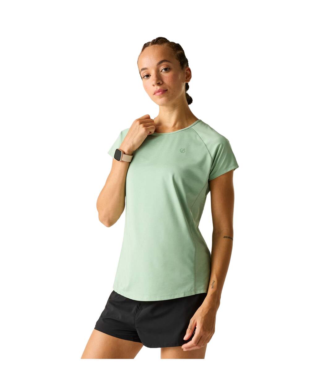 Womens/ladies Corral T-shirt Glacier Green Dare 2B-1
